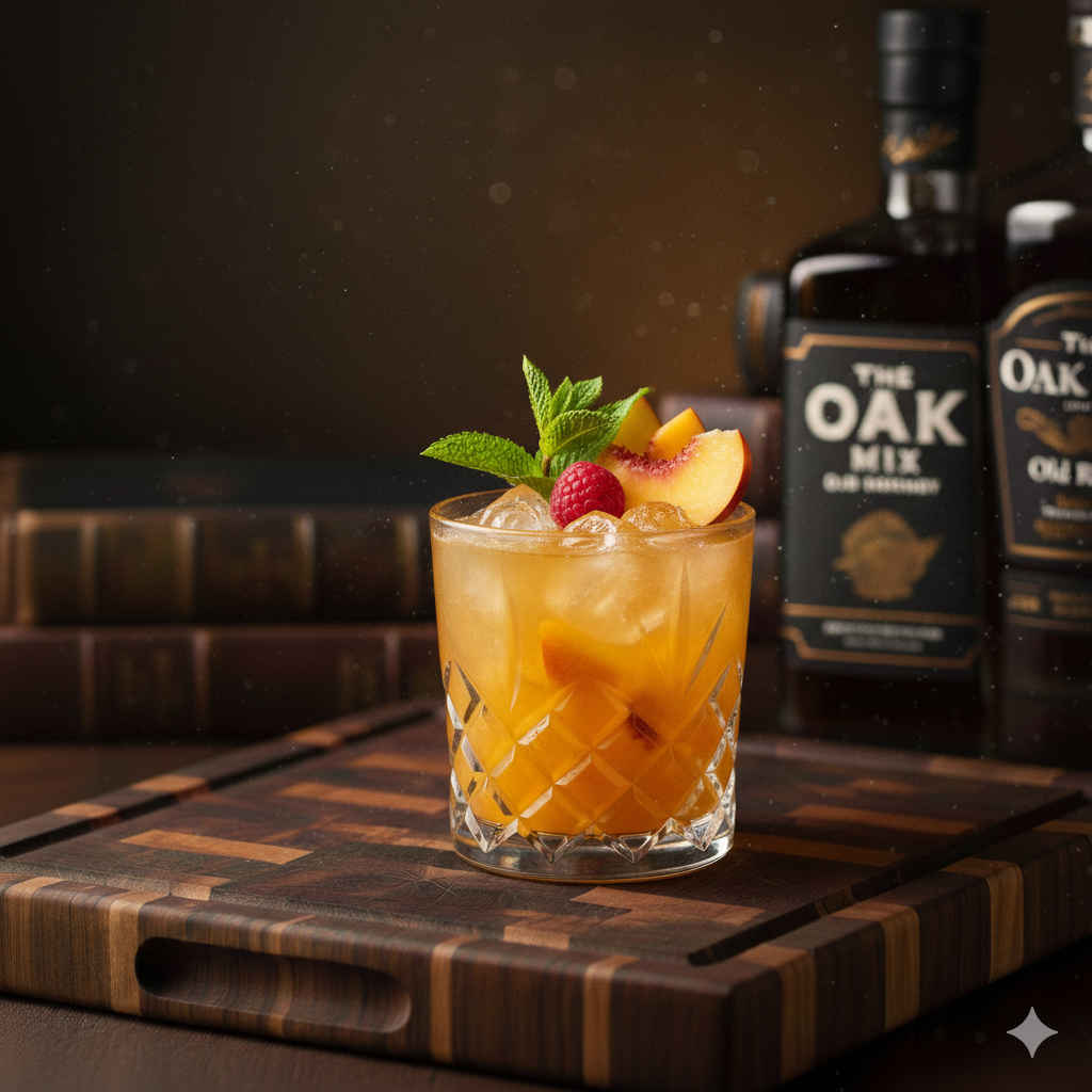 Peach Whisky Smash